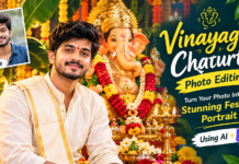 Turn Your Photo Into a Vinayagar Chaturthi Festival Portrait Using AI