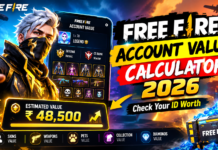 Free Fire Account Value Calculator 2026 – Check Your ID Worth